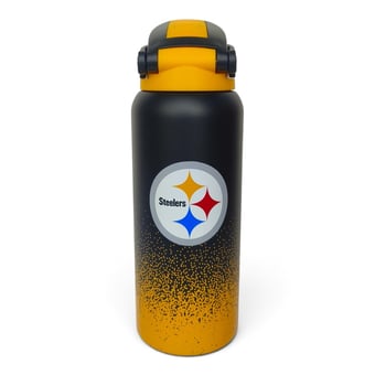 Pegasus Pittsburgh Steelers 32oz. Gradient Stainless Steel ProFlow Water Bottle