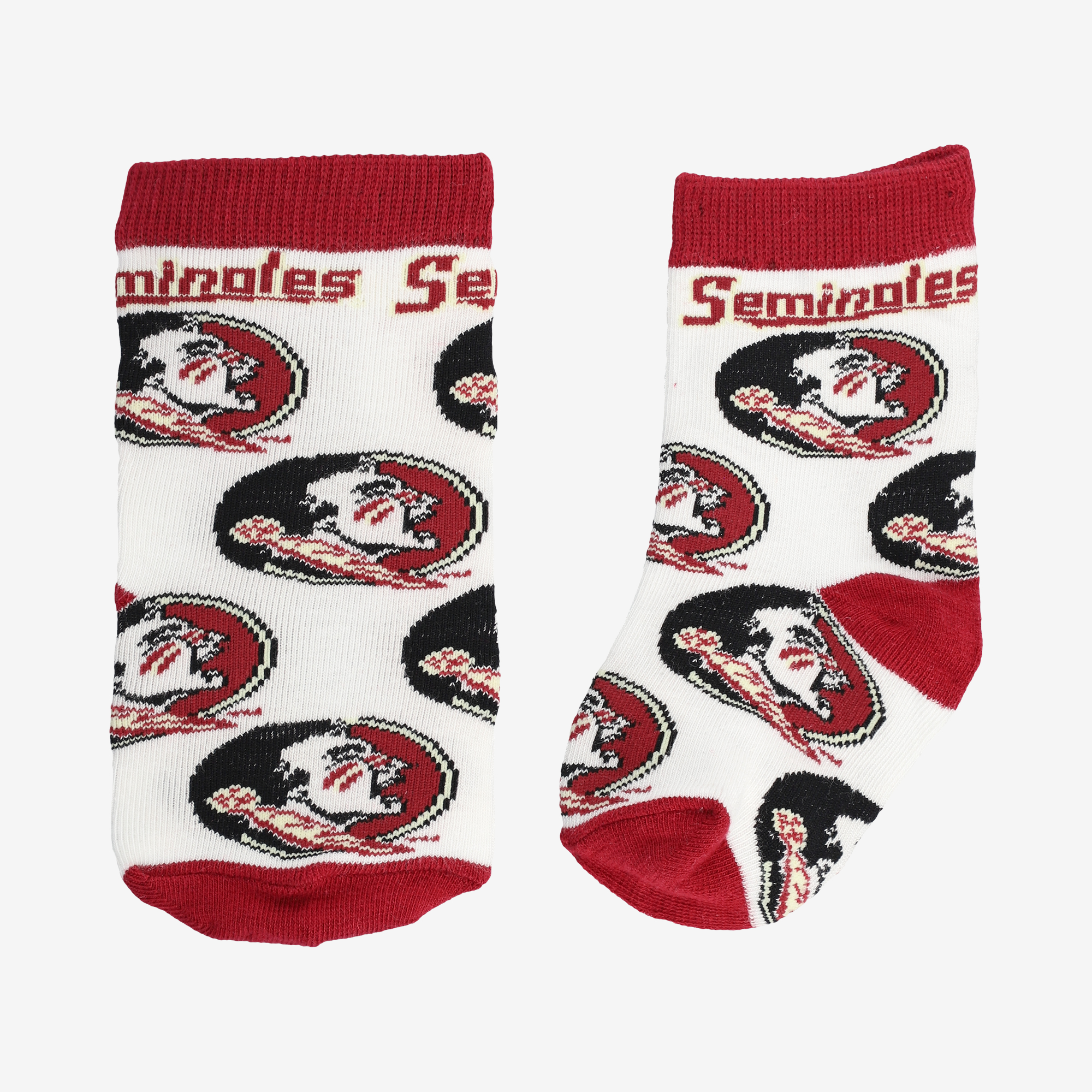 Infant Starter  White Florida State Seminoles All-Over Print Socks