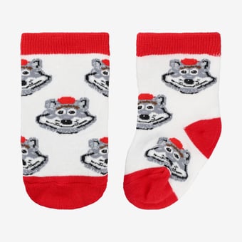 Infant Starter  White Kansas City Chiefs All-Over Print Socks