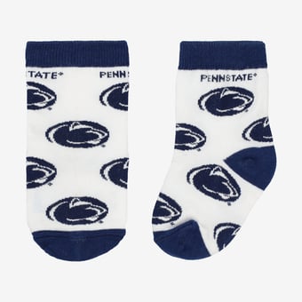 Infant Starter  White Penn State Nittany Lions All-Over Print Socks
