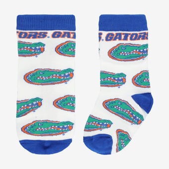 Toddler Starter  White Florida Gators All-Over Print Socks