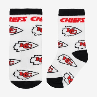 Toddler Starter  White Kansas City Chiefs All-Over Print Socks