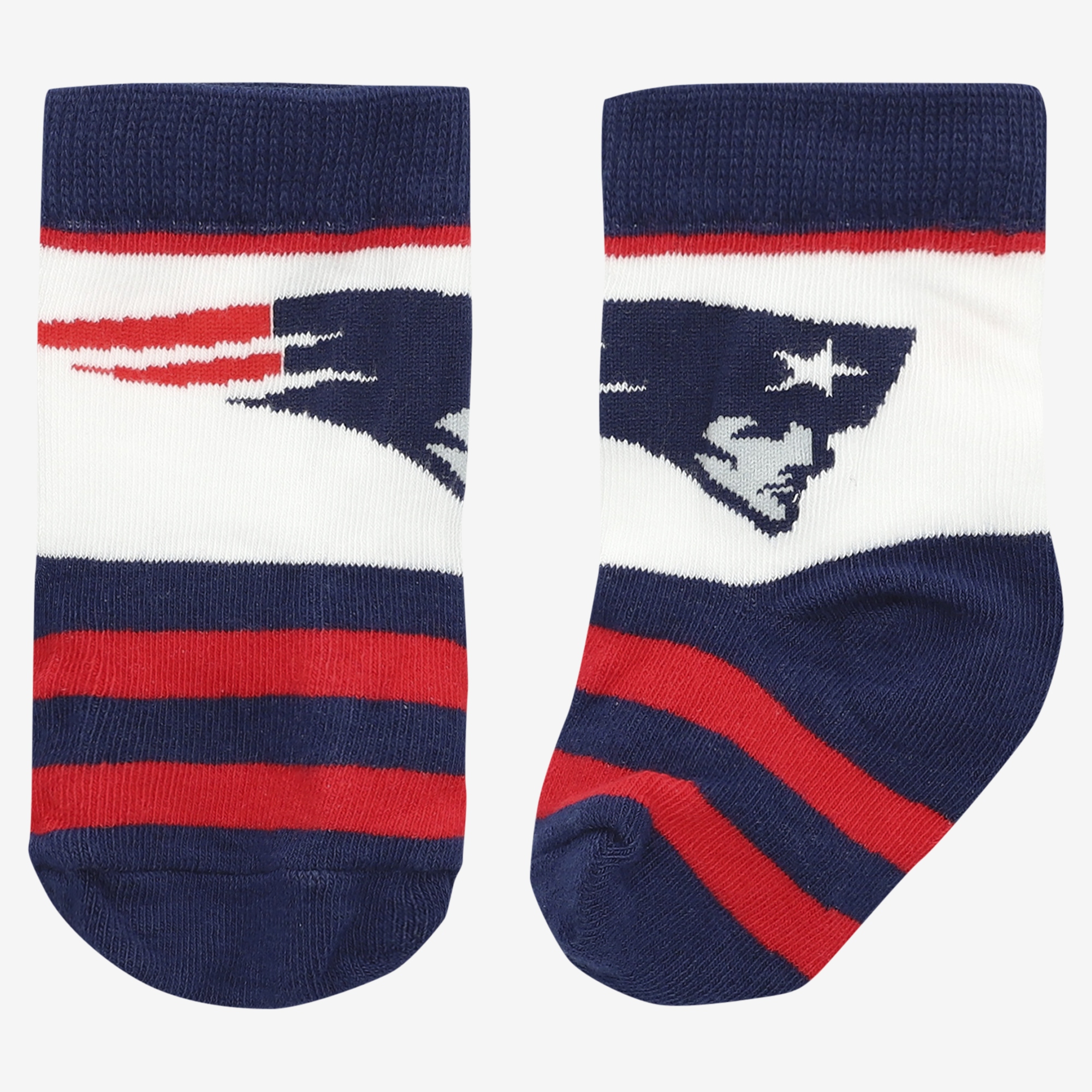 Infant Starter  Navy New England Patriots Rugby Block Socks