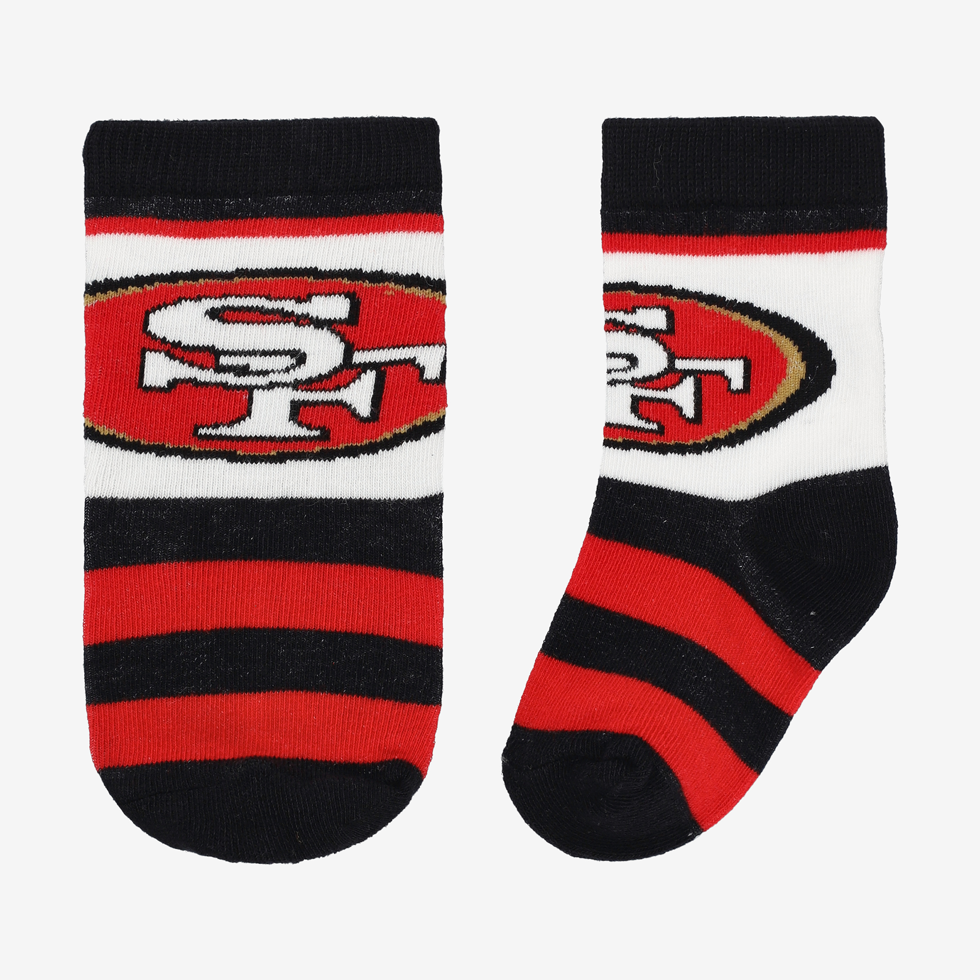 Infant Starter  Black San Francisco 49ers Rugby Block Socks
