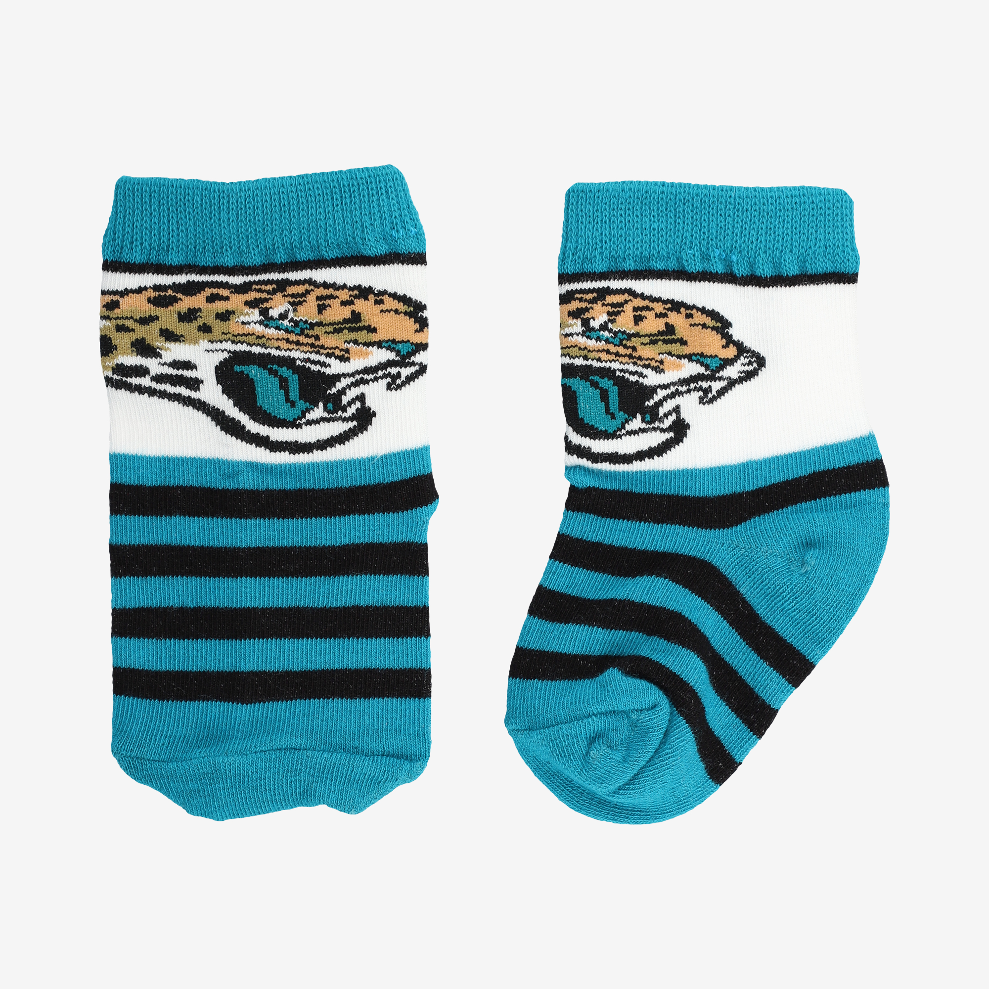 Toddler Starter  Teal Jacksonville Jaguars Rugby Block Socks