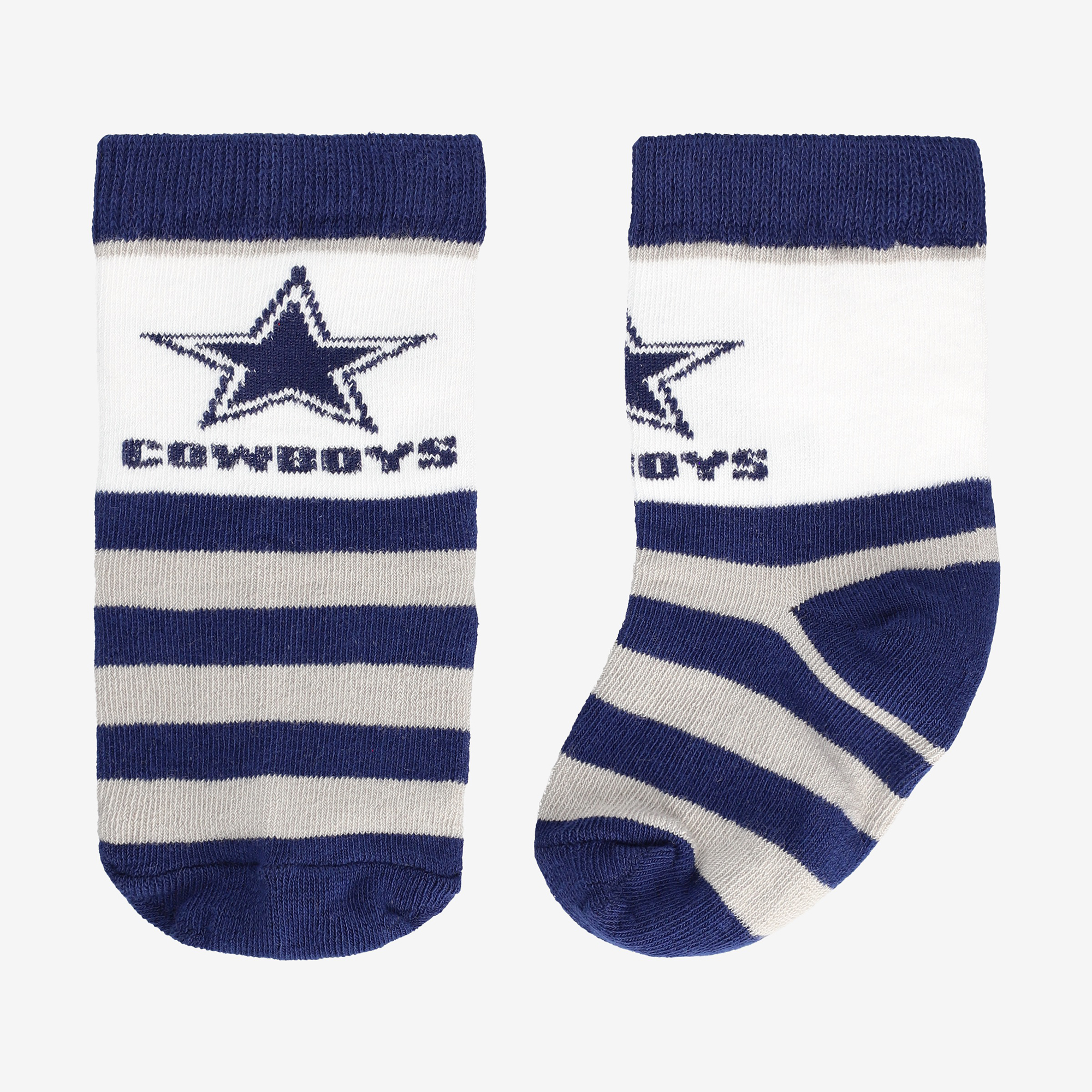Toddler Starter  Navy Dallas Cowboys Rugby Block Socks