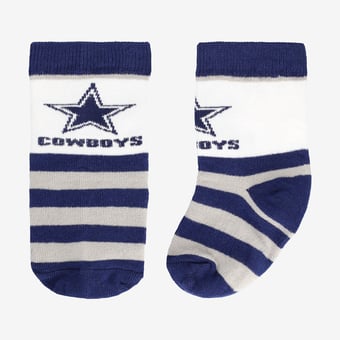 Toddler Starter  Navy Dallas Cowboys Rugby Block Socks