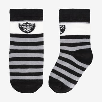 Toddler Starter  Black Las Vegas Raiders Rugby Block Socks