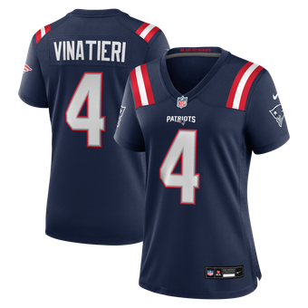 Women's Nike Adam Vinatieri Navy New England Patriots Team Retired Game Jersey