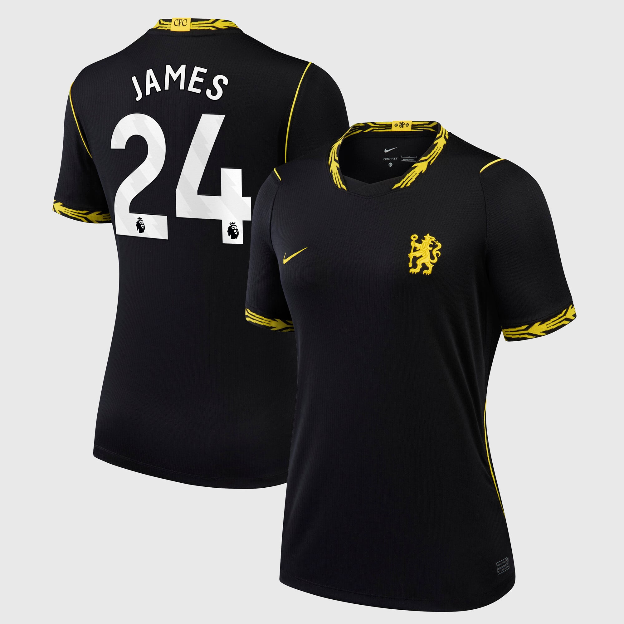 Camiseta Nike Stadium de la 2ª equipación del Chelsea 2026/27 - Mujer con dorsal James 24