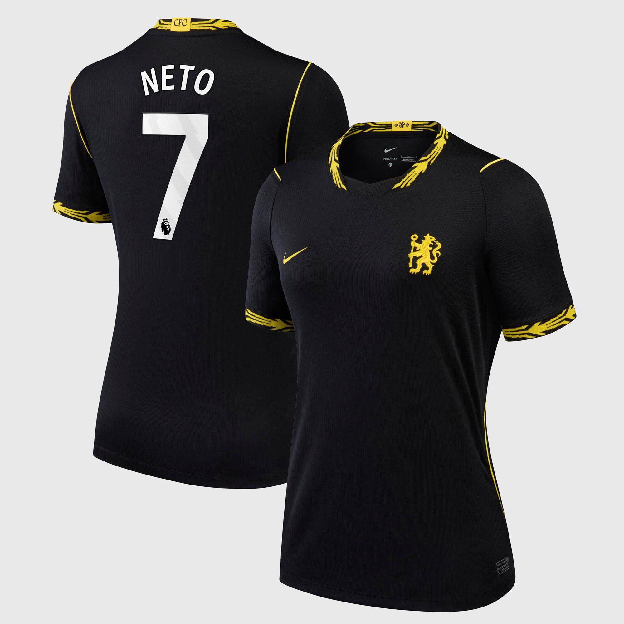 Camiseta Nike Stadium de la 2ª equipación del Chelsea 2026/27 - Mujer con dorsal Neto 7