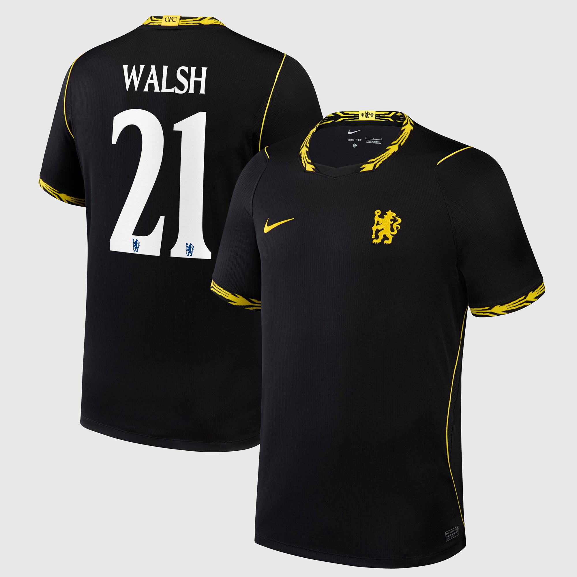 Camiseta Nike Stadium de la 2ª equipación del Chelsea Copa 2026/27 con dorsal Walsh 21