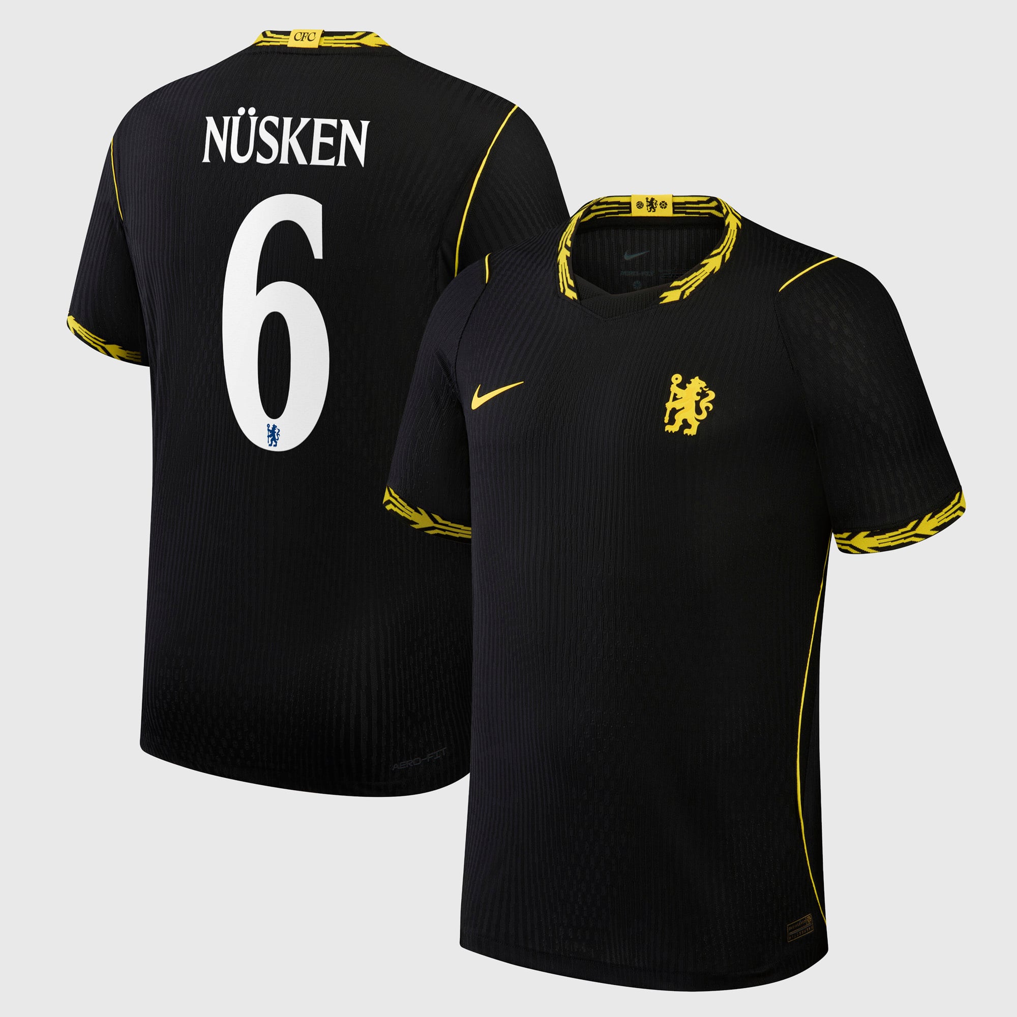 Camiseta Nike Aero-FIT Match de la 2ª equipación del Chelsea Copa 2026/27 con dorsal Nüsken 6