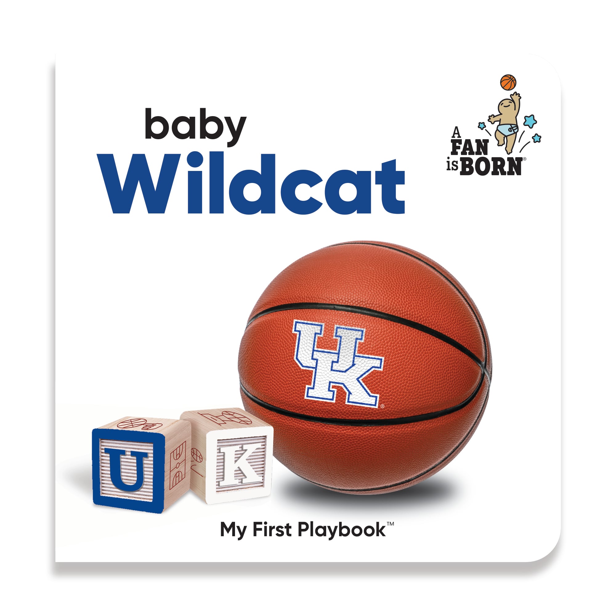 Toddler WinCraft Kentucky Wildcats A Fan Is Born Baby Board Book