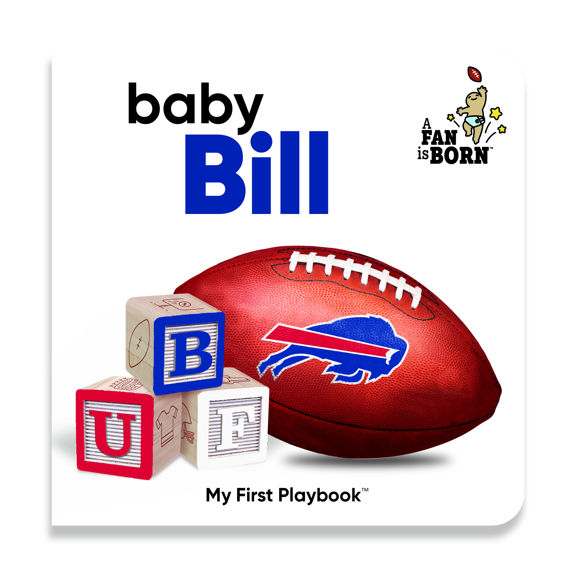 Toddler WinCraft Buffalo Bills A Fan Is Born Baby Board Book
