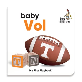 Toddler WinCraft Tennessee Volunteers A Fan Is Born Baby Board Book