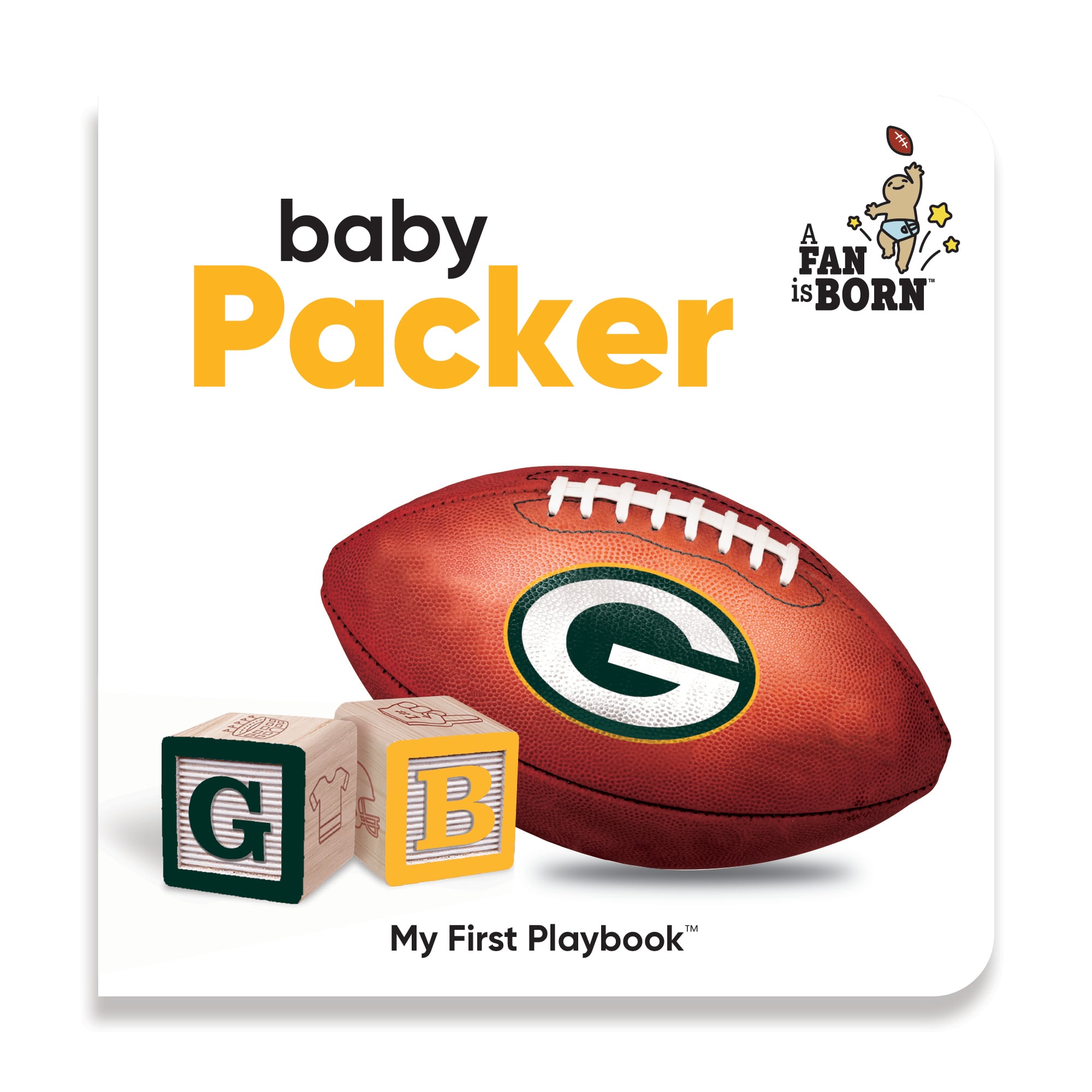 Toddler WinCraft Green Bay Packers A Fan Is Born Baby Board Book