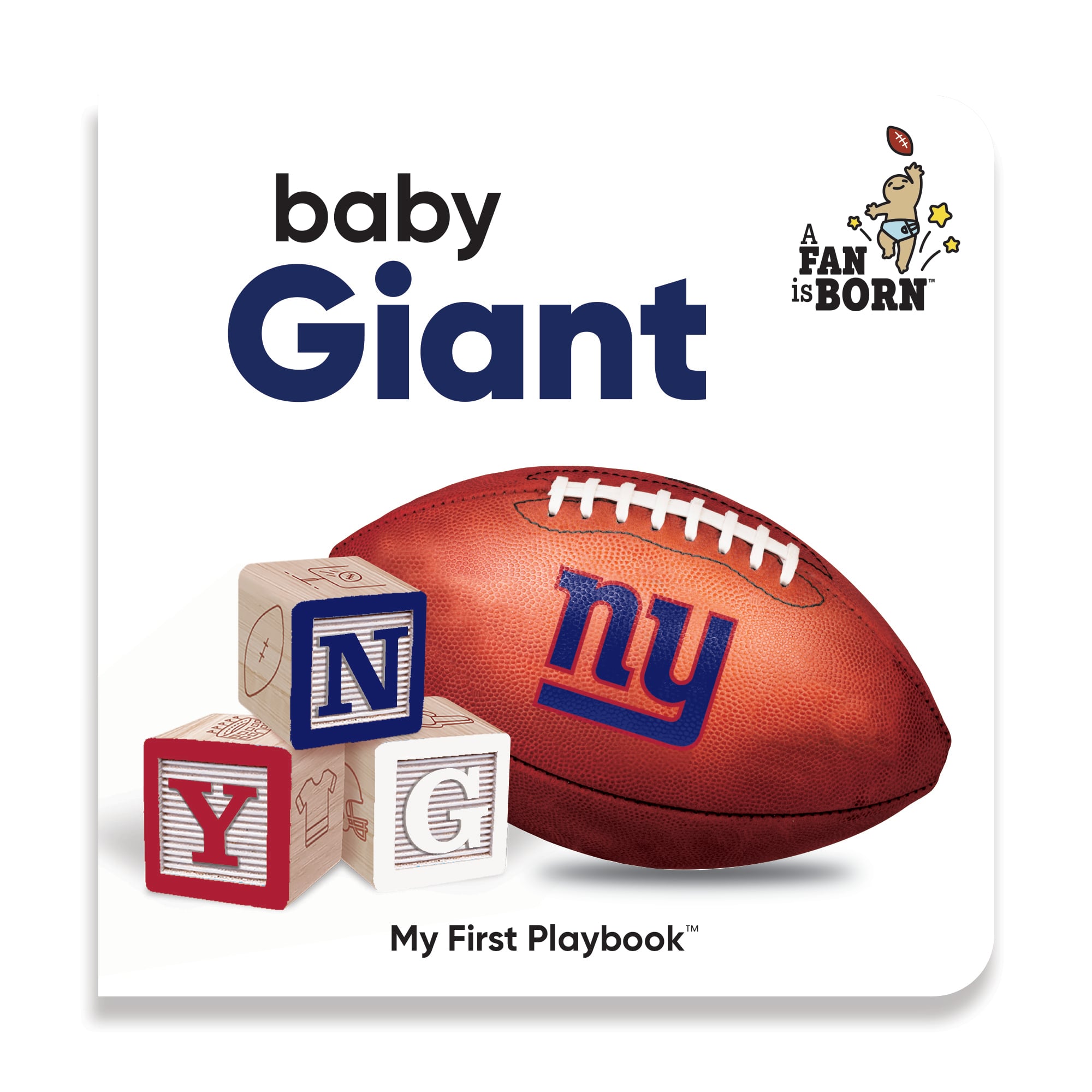 Toddler WinCraft New York Giants A Fan Is Born Baby Board Book
