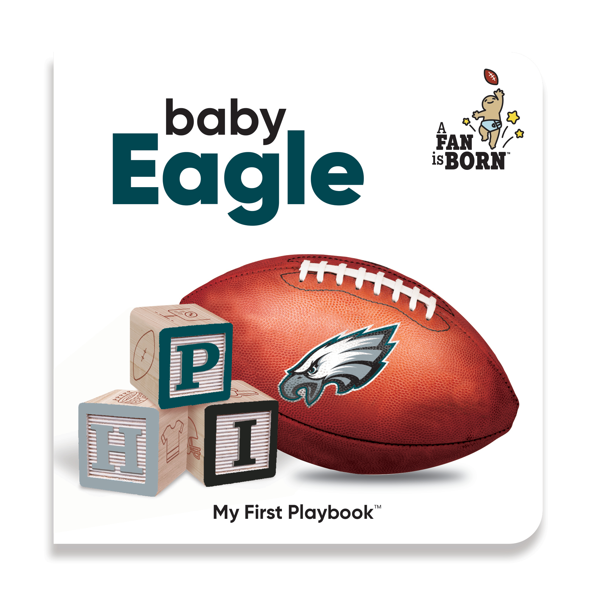 Toddler WinCraft Philadelphia Eagles A Fan Is Born Baby Board Book