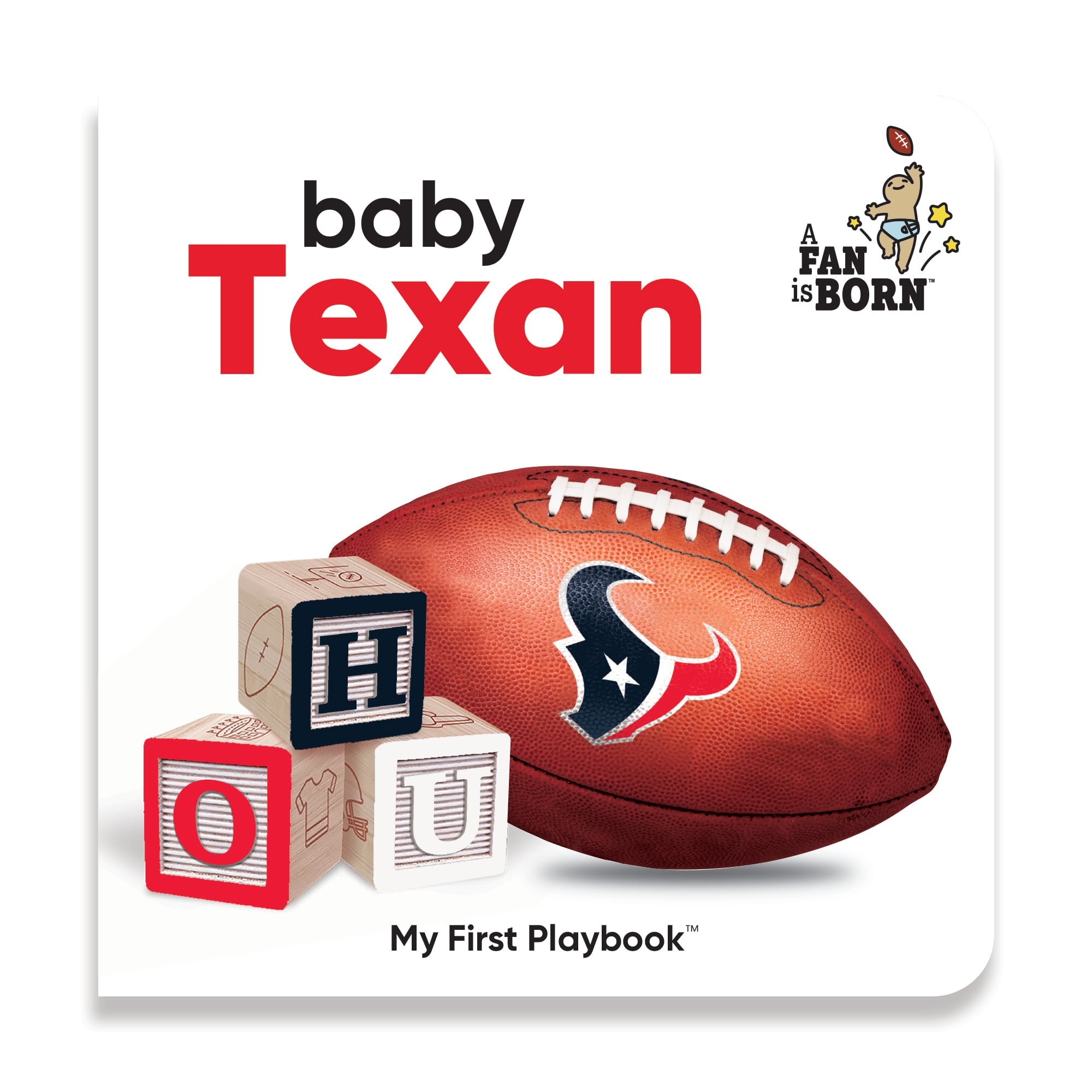 Toddler WinCraft Houston Texans A Fan Is Born Baby Board Book