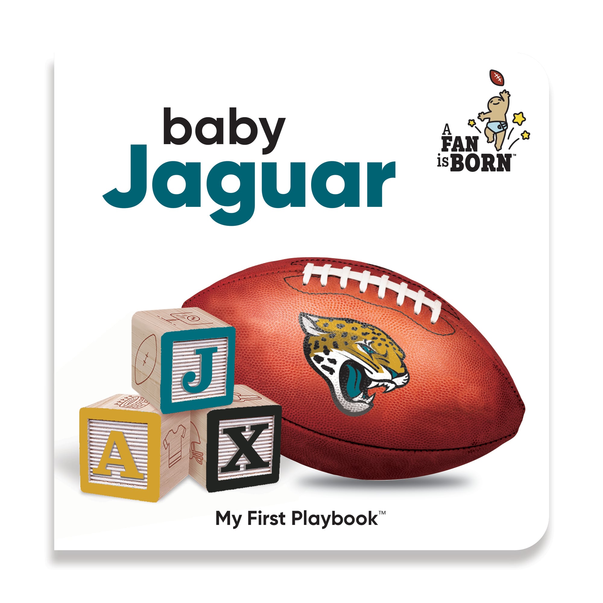 Toddler WinCraft Jacksonville Jaguars A Fan Is Born Baby Board Book