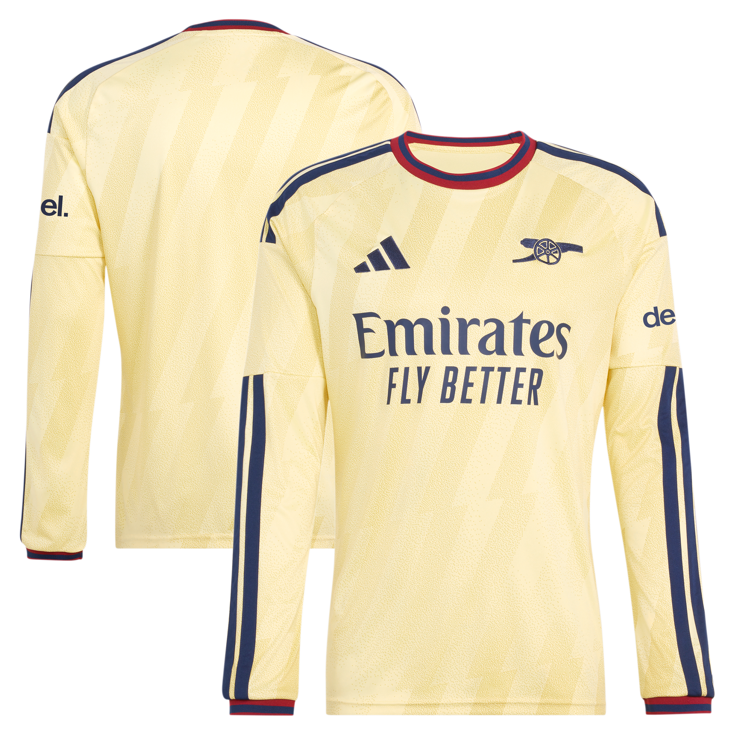 Men's adidas  Yellow Arsenal 2026/27 Third Replica Long Sleeve Jersey