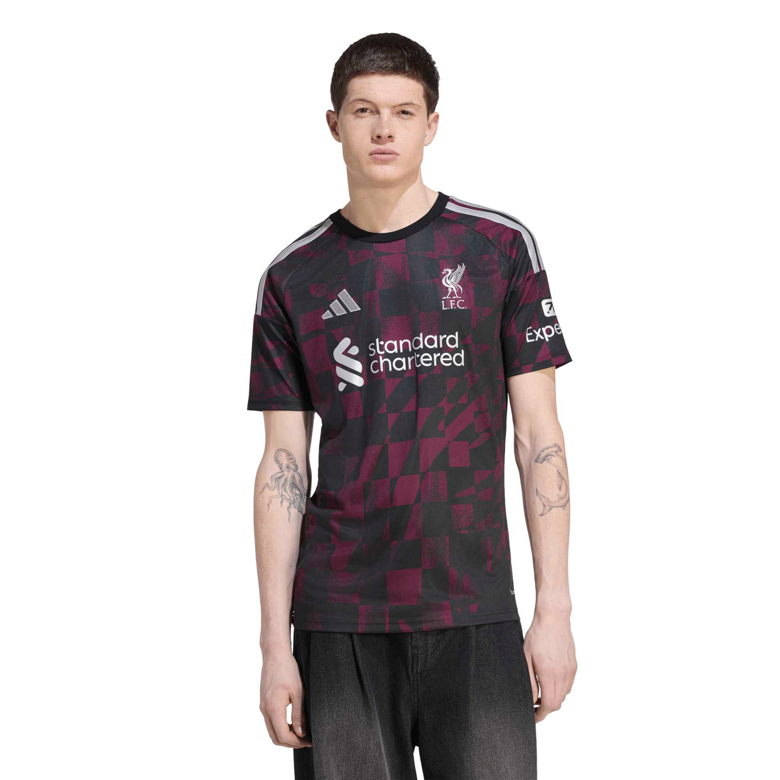 Men's adidas Black Liverpool 2026/27 Third Replica Jersey