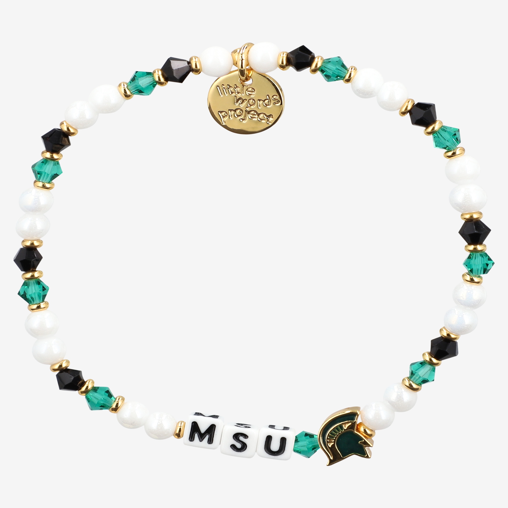 Little Words Project  Michigan State Spartans Team Bracelet