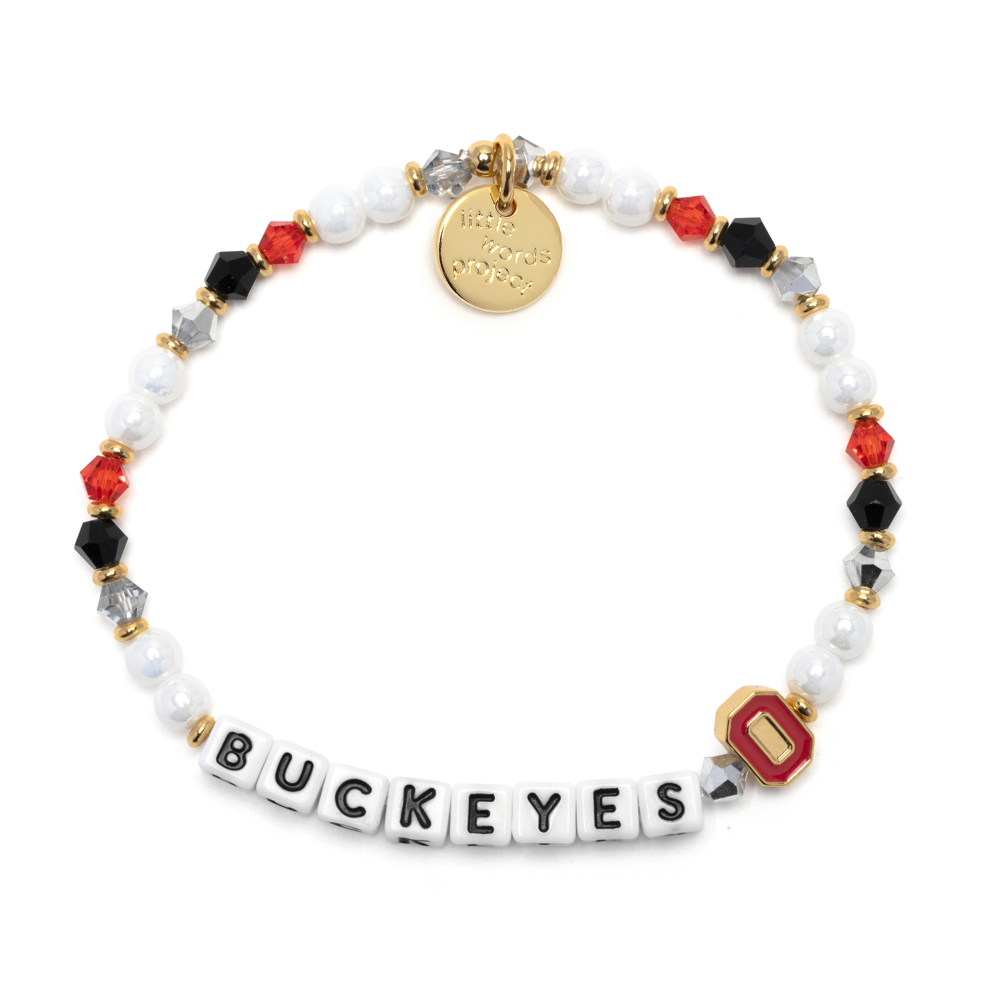 Little Words Project Ohio State Buckeyes Team Bracelet Little Words Project Ohio State Buckeyes Team Bracelet