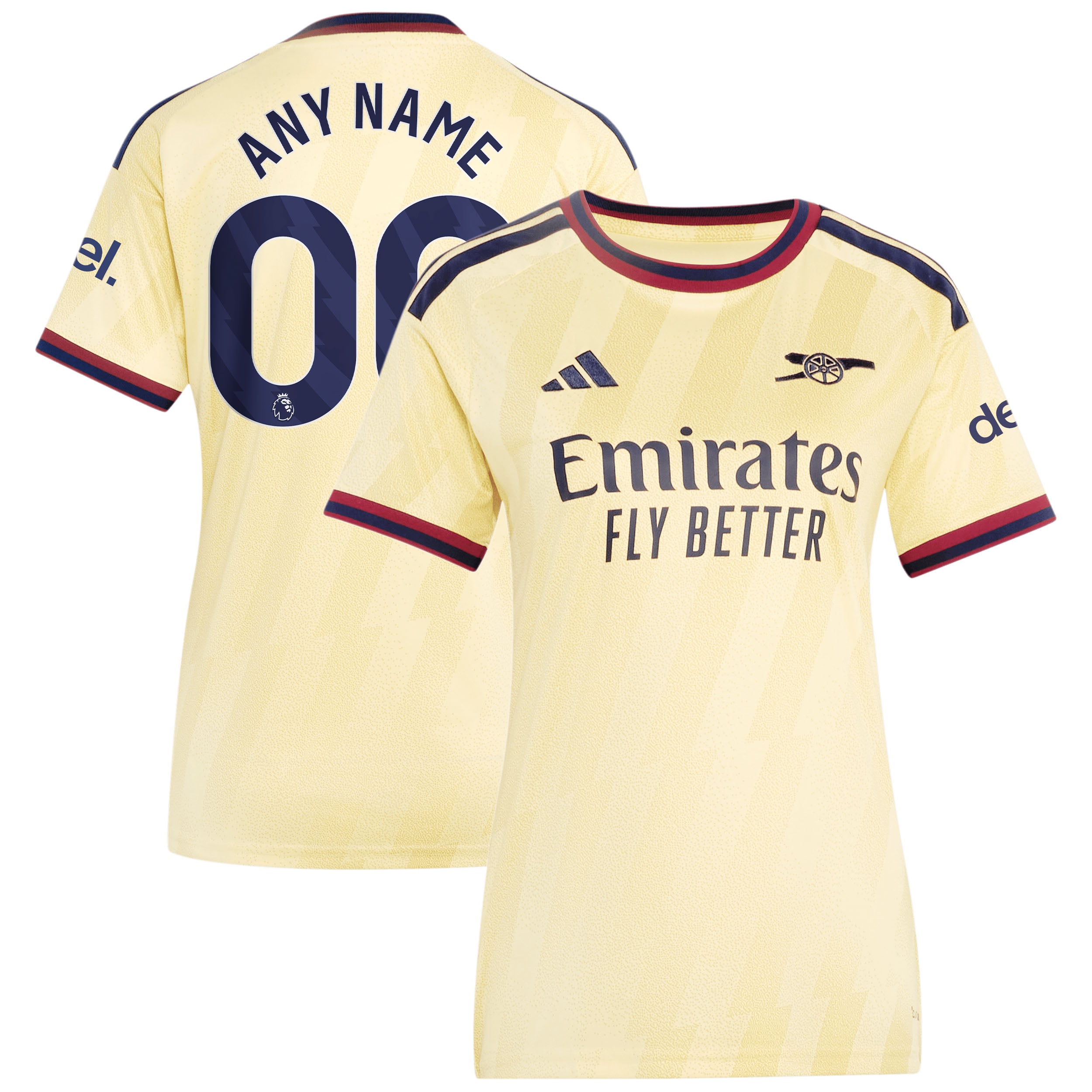 Women's adidas  Yellow Arsenal 2026/27 Third Replica Custom Jersey