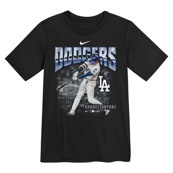 Preschool Nike Shohei Ohtani Black Los Angeles Dodgers Oversized Action T-Shirt