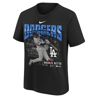 Youth Nike Mookie Betts Black Los Angeles Dodgers Oversized Player T-Shirt