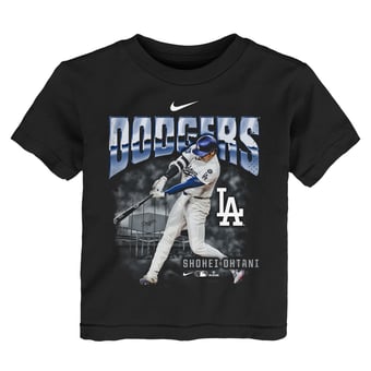 Toddler Nike Shohei Ohtani Black Los Angeles Dodgers Oversized Player T-Shirt