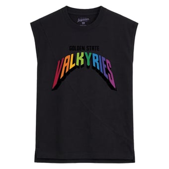 Unisex Peau De Loup  Black Golden State Valkyries Sleeveless T-Shirt
