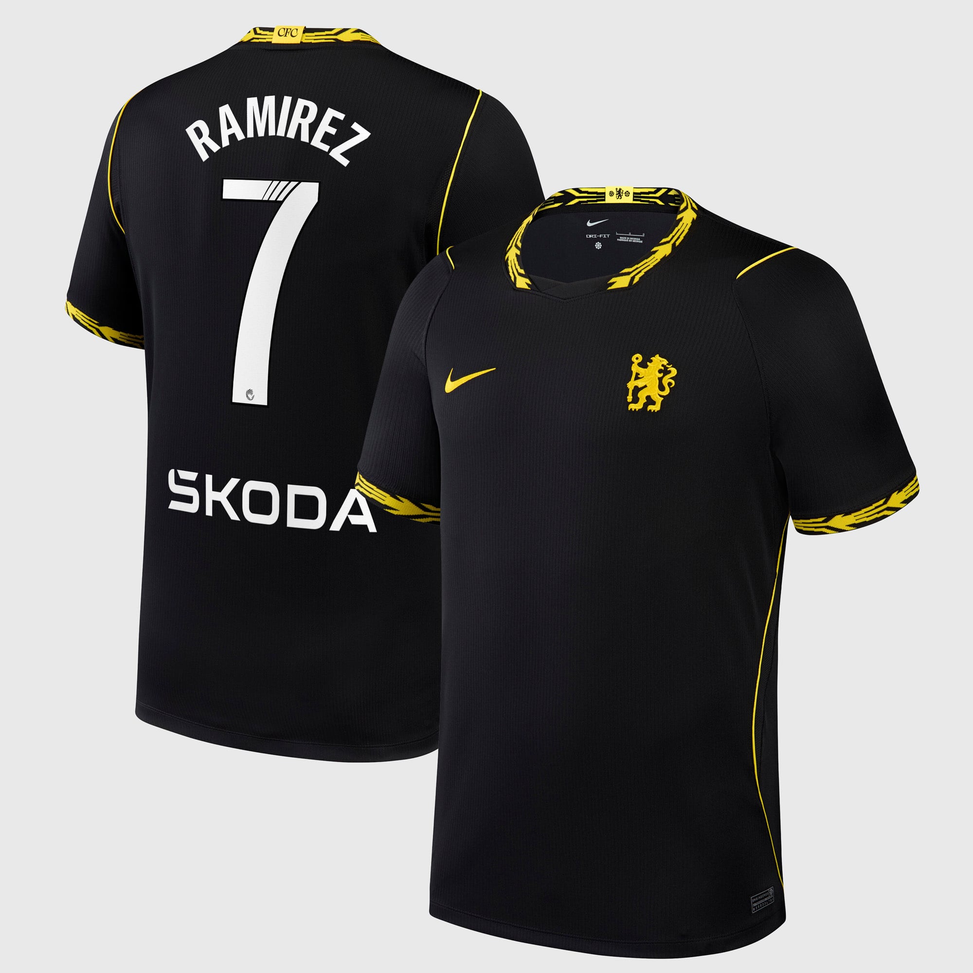 Camiseta WSL Nike Stadium de la 2ª equipación del Chelsea 2026/27 con dorsal Ramírez 7
