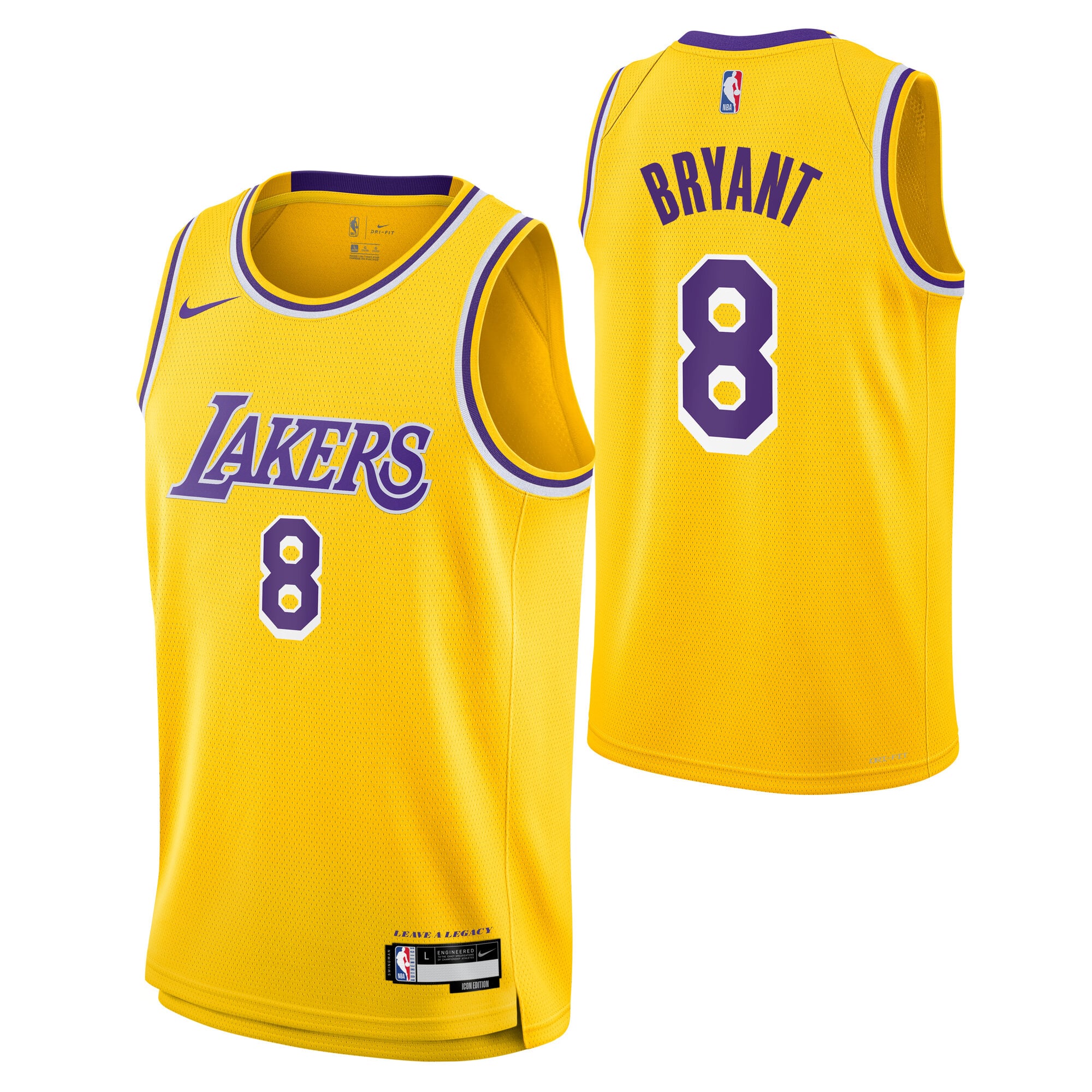 Los Angeles Lakers Nike Icon Edition Swingman Jersey - Kobe - Jugend