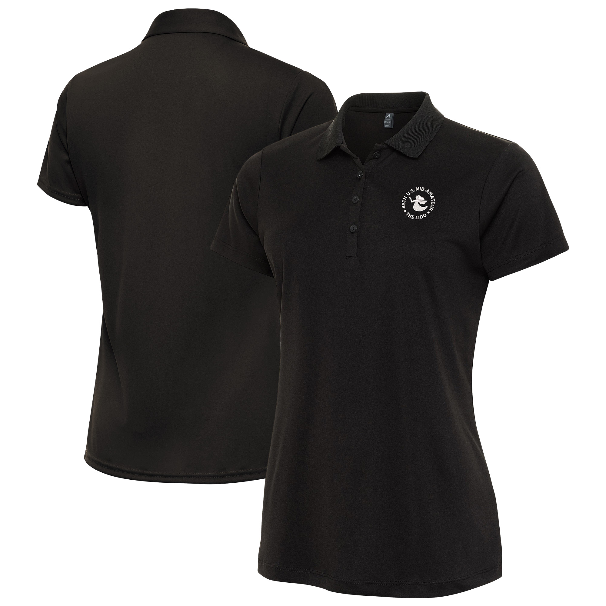 Women’s 2026 U.S. Mid-Amateur Antigua Black Flex Polo Women’s 2026 U.S. Mid-Amateur Antigua Black Flex Polo