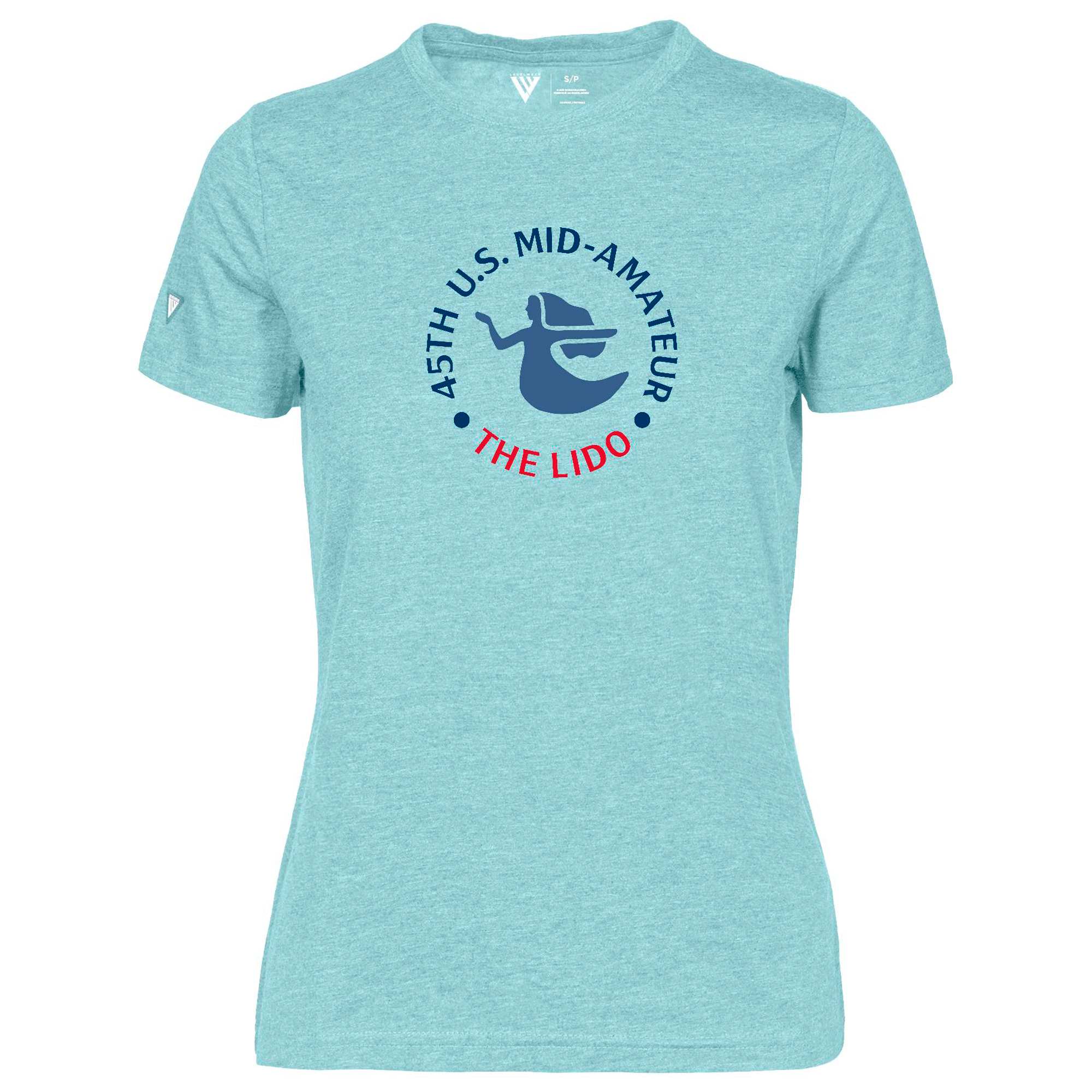 Women’s 2026 U.S. Mid-Amateur Levelwear Blue Maddox T-Shirt Women’s 2026 U.S. Mid-Amateur Levelwear Blue Maddox T-Shirt