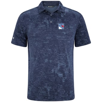 Men's Levelwear  Navy New York Rangers Data Polo