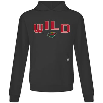 Men's Levelwear  Black Minnesota Wild Relay Apex Hoodie