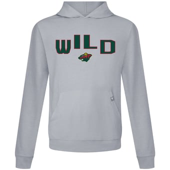 Men's Levelwear  Gray Minnesota Wild Relay Apex Hoodie