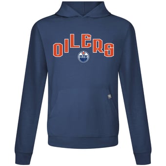 Men's Levelwear Navy Edmonton Oilers  Relay Apex Hoodie