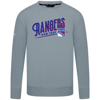 Men's Levelwear  Gray New York Rangers Mandate Longtimer Crew Sweatshirt