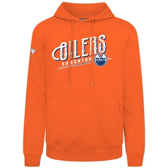 Men's Levelwear  Orange Edmonton Oilers Podium Longtimer Hoodie