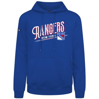 Men's Levelwear  Royal New York Rangers Podium Longtimer Hoodie