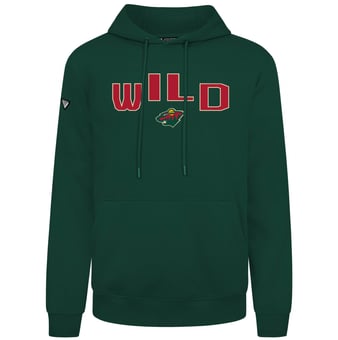 Men's Levelwear  Green Minnesota Wild Podium Apex Hoodie