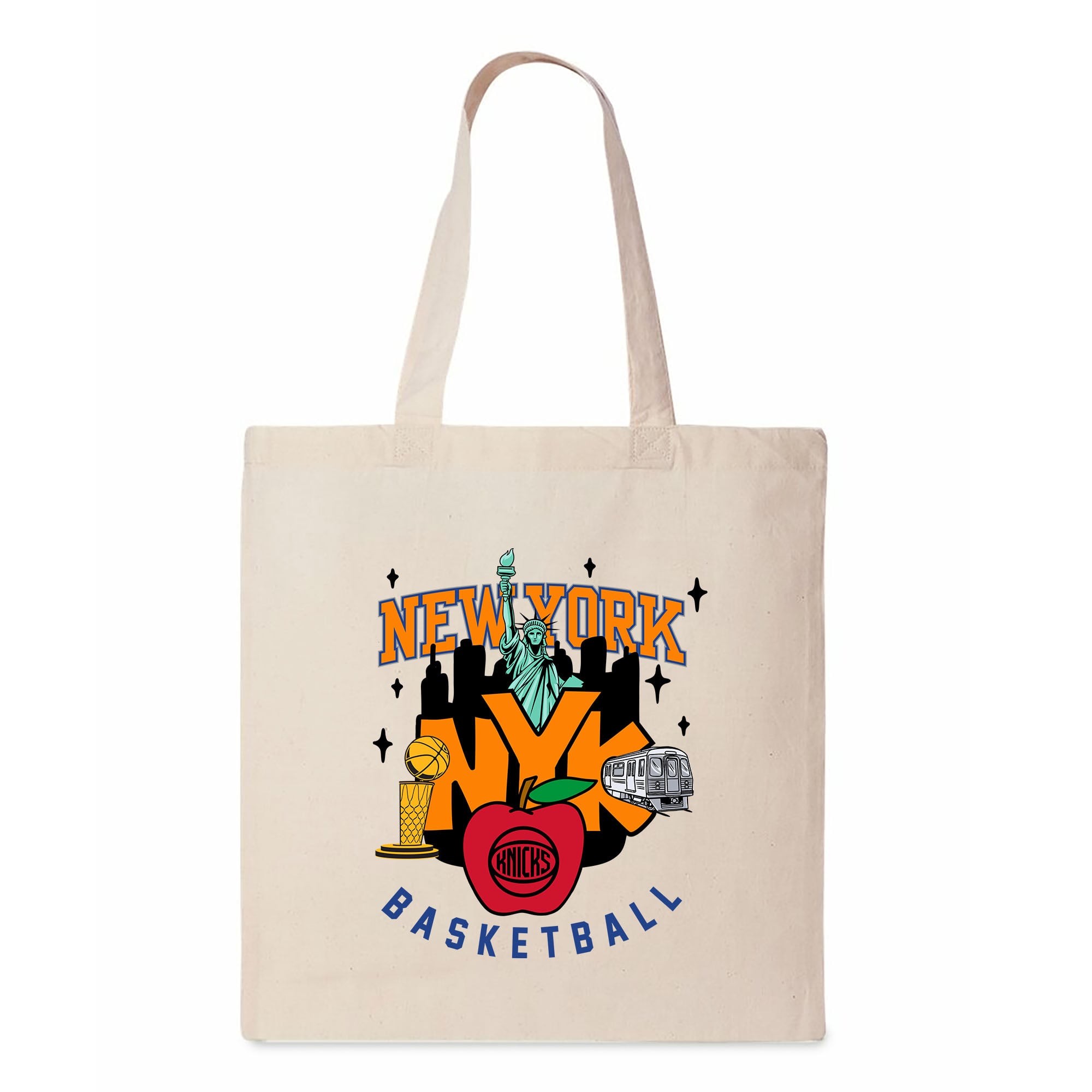The Northwest Group New York Knicks Big Apple Basketball Canvas Tote Bag