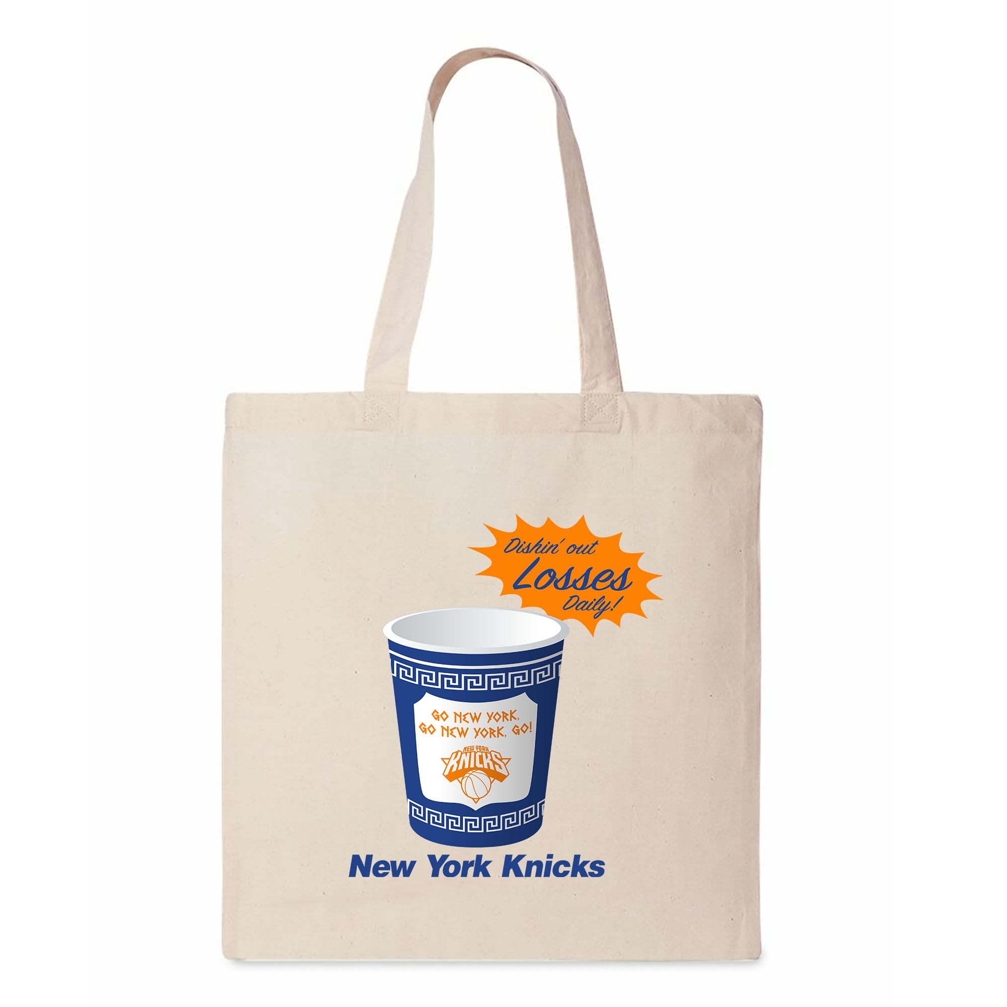 The Northwest Group New York Knicks Coffee Talk Canvas Tote Bag
