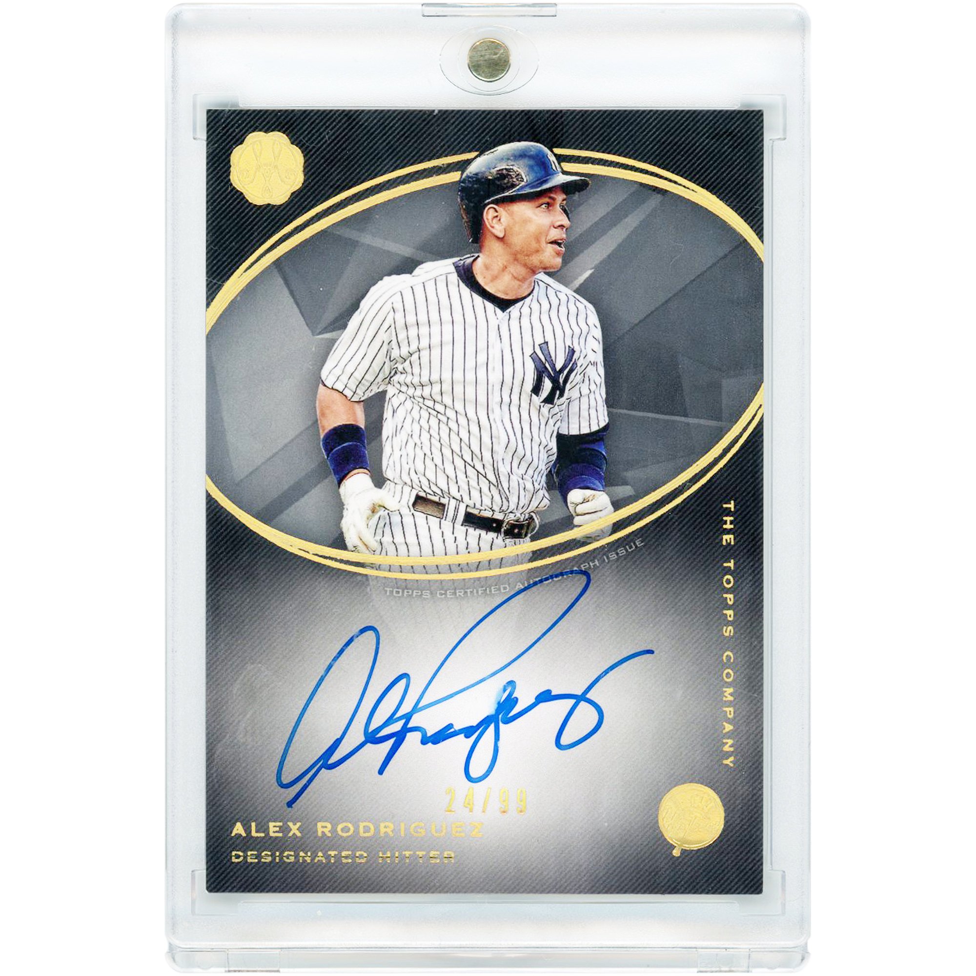 Carta autografata di Alex Rodriguez dei New York Yankees, edizione 2016 Topps The Mint #G10A-AR #24/99
