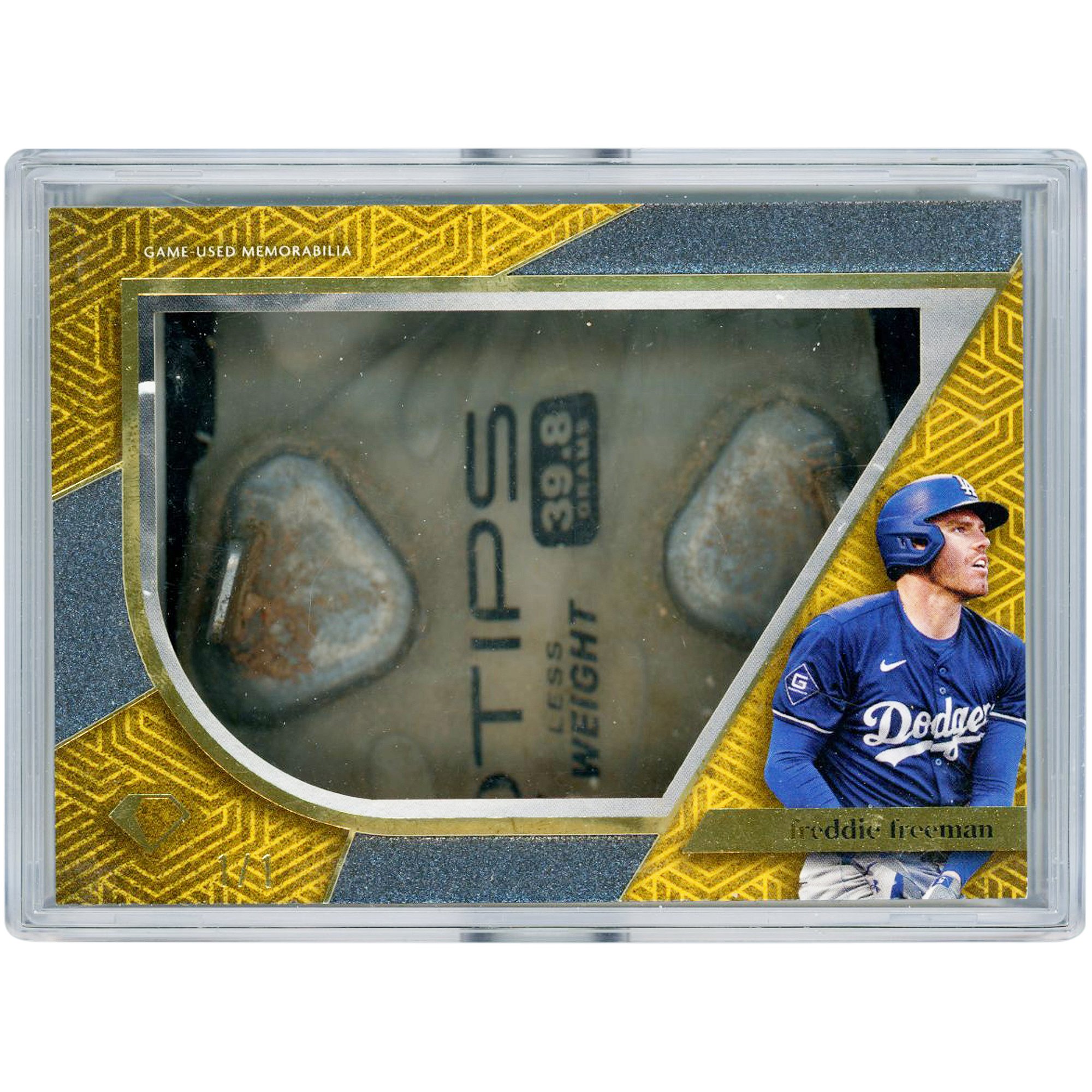 Carta Freddie Freeman Los Angeles Dodgers 2024 Topps Diamond Icons Game Used Cleat Relic #PPR-FRE #1/1